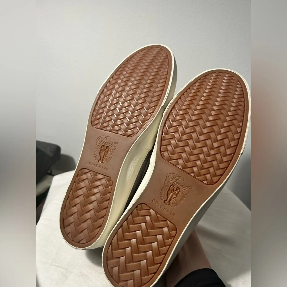 Cole Haan Gray and Cream Men's Loafers